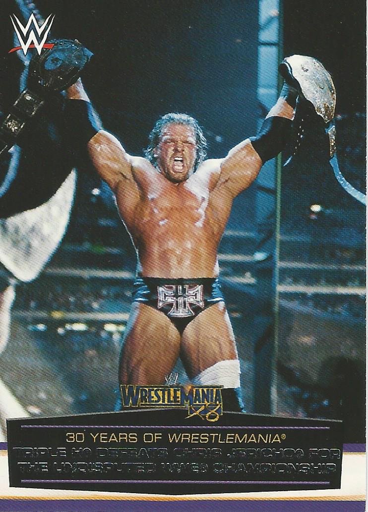 WWE Topps Road to Wrestlemania 2014 Trading Cards Triple H 36 of 60