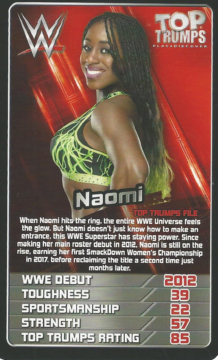 WWE Top Trumps 2018 Naomi