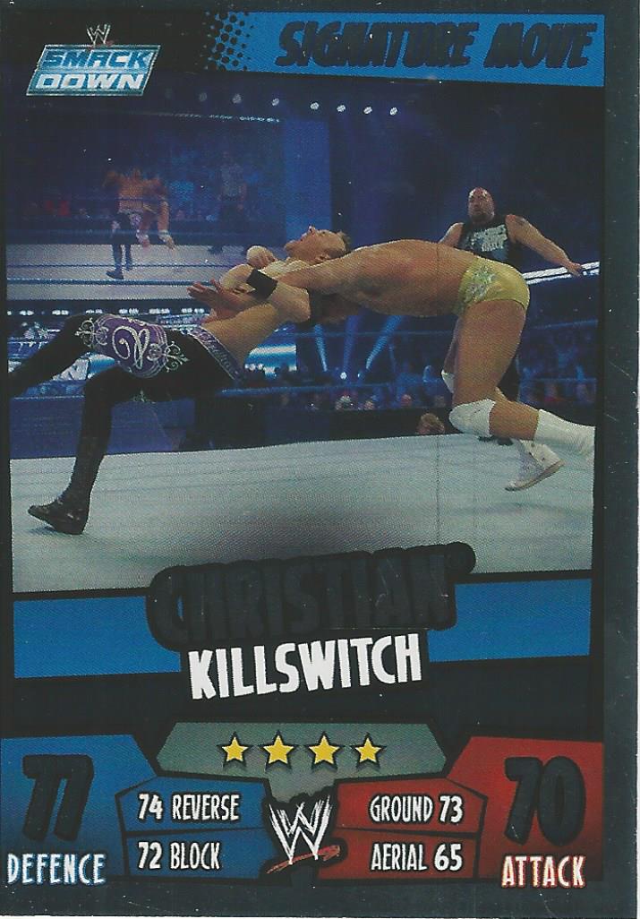 WWE Topps Slam Attax Rumble 2011 Trading Card Christian No.36