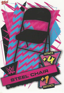 WWE Topps Slam Attax 2021 Trading Card Steel Chair T2