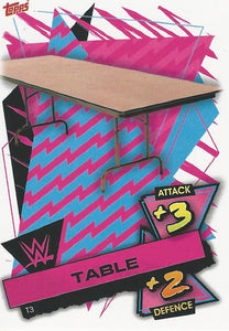 WWE Topps Slam Attax 2021 Trading Card Table T3