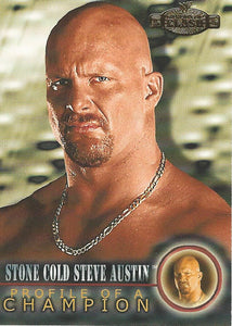 WWF Fleer Championship Clash 2001 Trading Card Stone Cold Steve Austin No.49