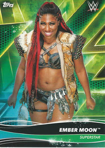 Topps WWE Superstars 2021 Trading Cards Ember Moon No.37