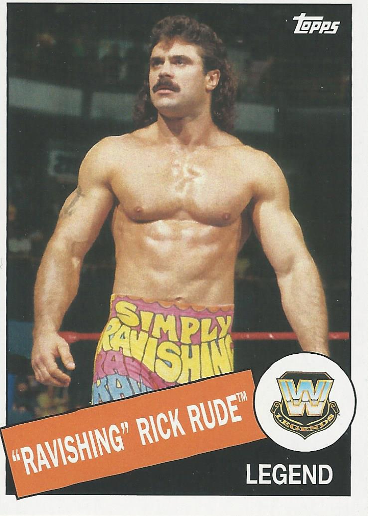 WWE Topps Heritage 2015 Trading Card Rick Rude No.37