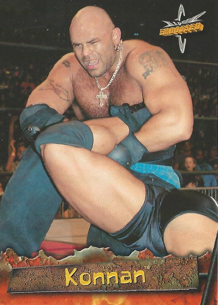 WCW Topps Embossed Trading Cards 1999 Konnan No.37