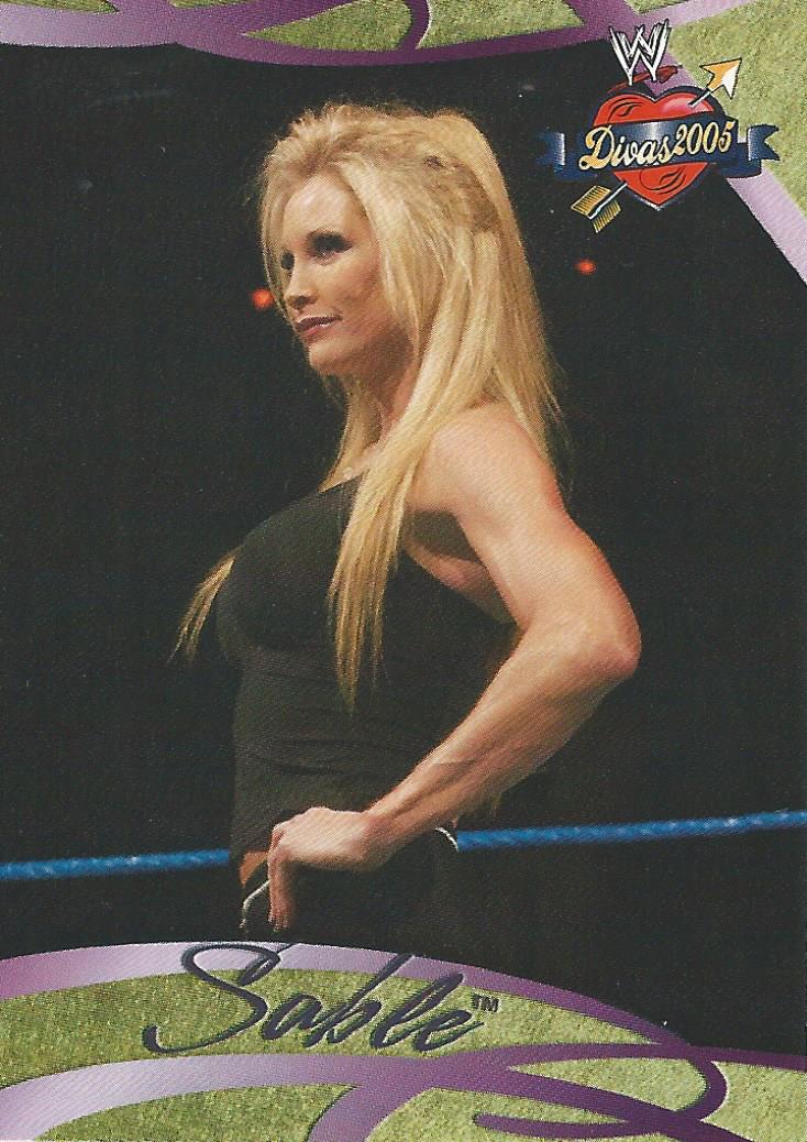 WWE Fleer Divas 2005 Trading Cards Sable No.37
