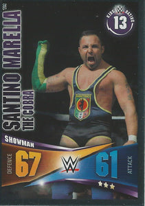 WWE Topps Slam Attax Rivals 2014 Trading Card Santino Marella No.37