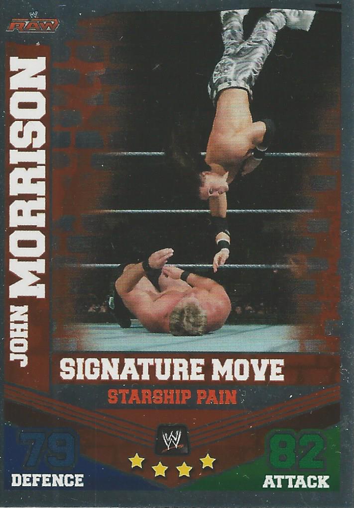 WWE Topps Slam Attax Mayhem 2010 Trading Card John Morrison No.37