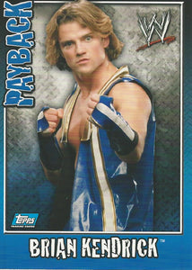 WWE Topps Payback 2006 Trading Card Brian Kendrick No.37