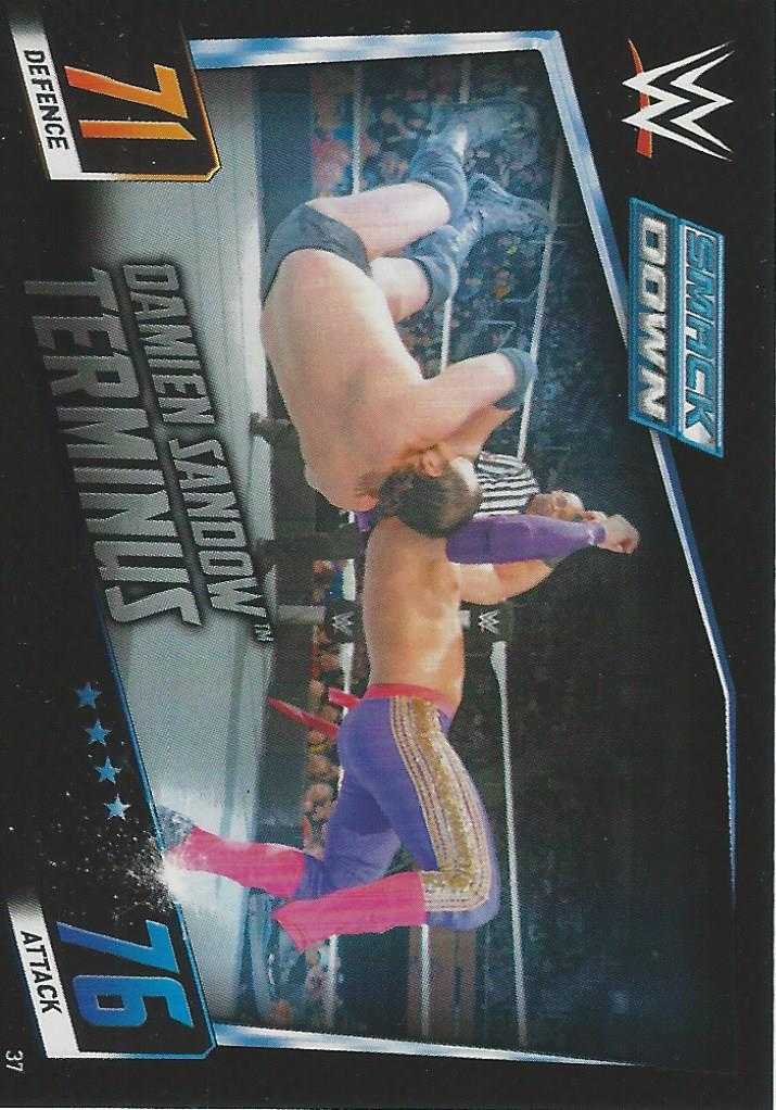 WWE Topps Slam Attax 2015 Then Now Forever Trading Card Damien Sandow No.37