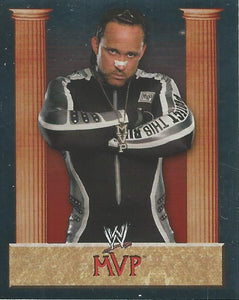 WWE Merlin Heros 2008 Stickers MVP Foil No.37