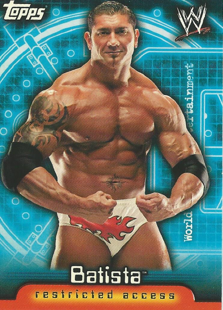 WWE Topps Insider 2006 Trading Cards US Batista No.37