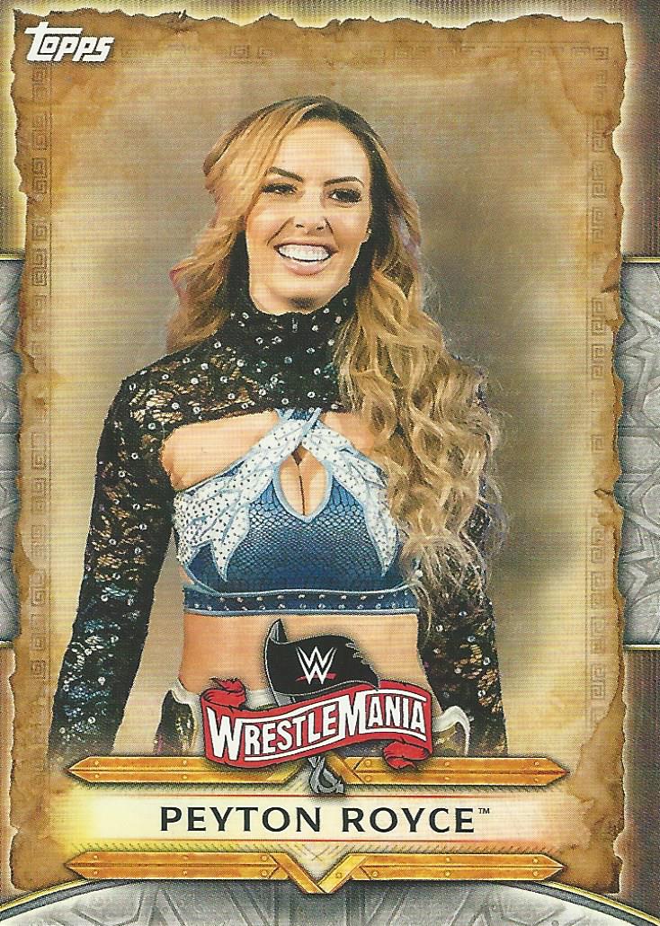 WWE Topps Road to Wrestlemania 2020 Trading Cards Peyton Royce WM-37