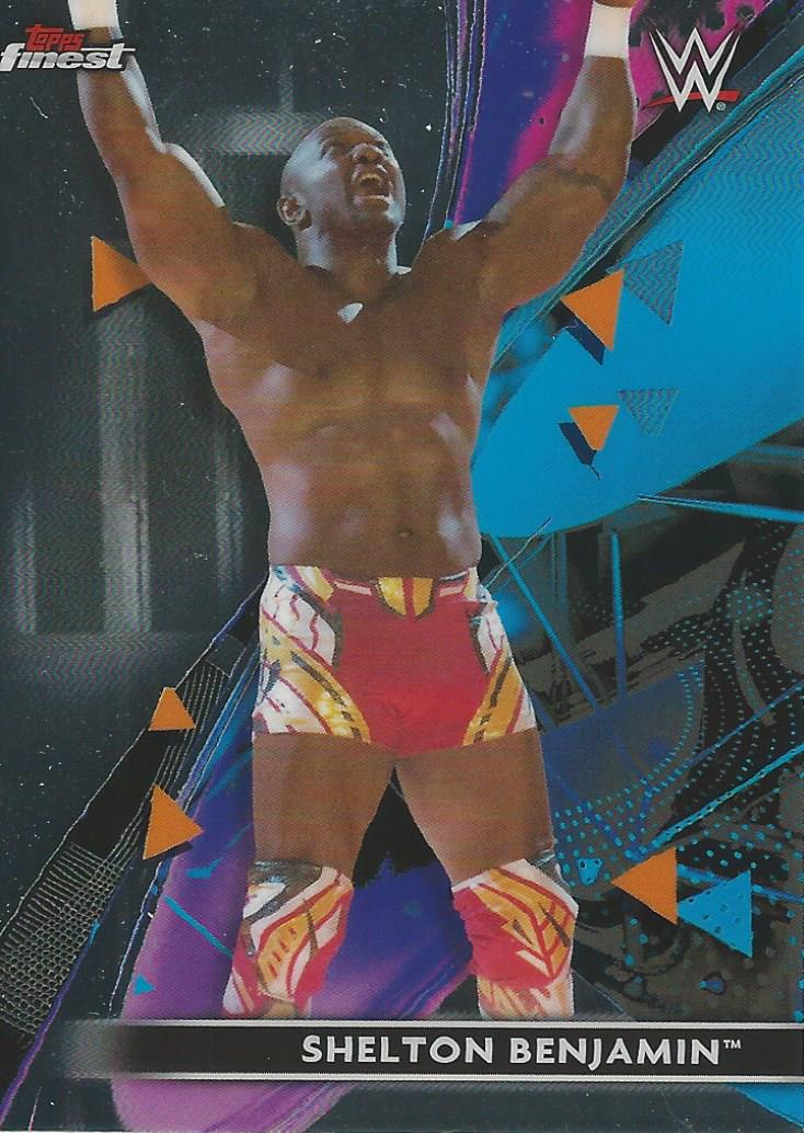 WWE Topps Finest 2021 Trading Cards Shelton Benjamin No.37