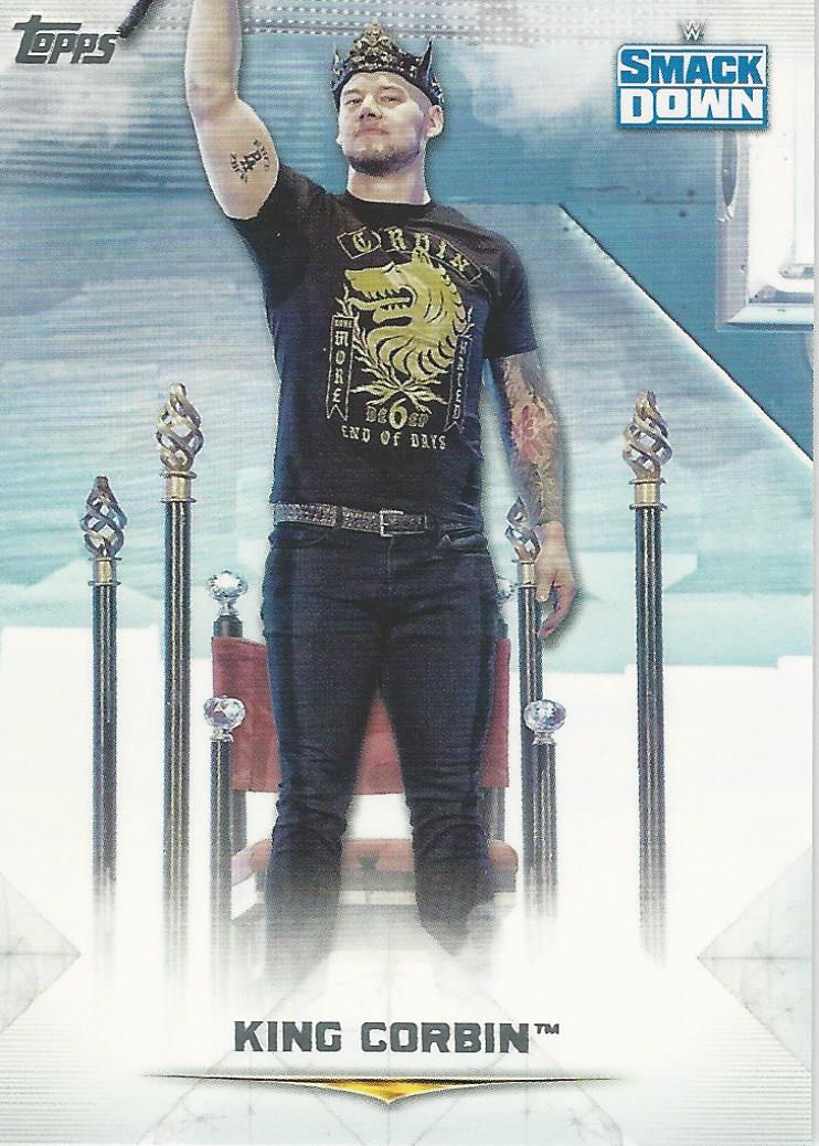 WWE Topps Undisputed 2020 Trading Card King Corbin No.37