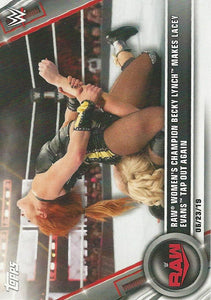 WWE Topps Women Division 2020 Trading Cards Becky Lynch No.37