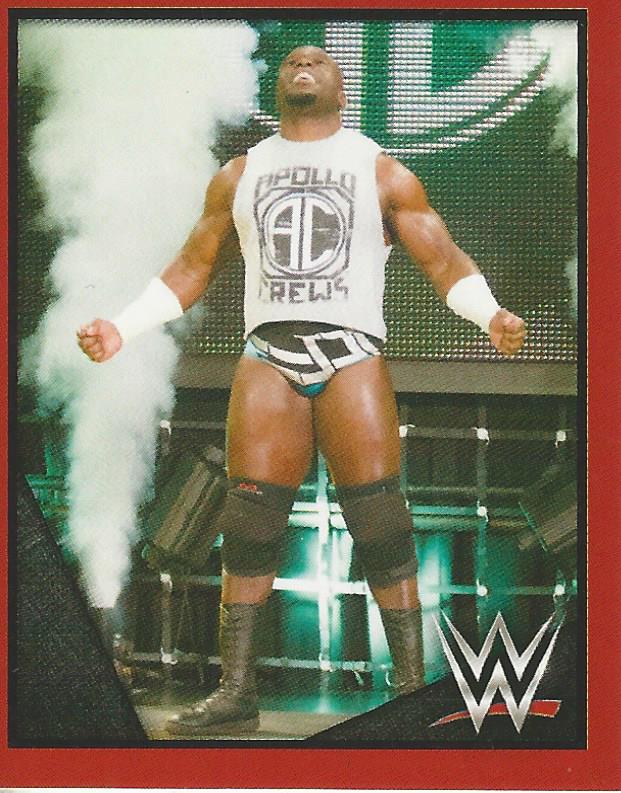 WWE Topps Then Now Forever 2016 Stickers Apollo Crews No.37