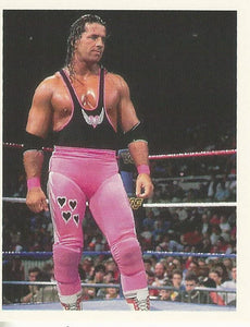 WWF Merlin Stickers 1992 Bret Hart No.37