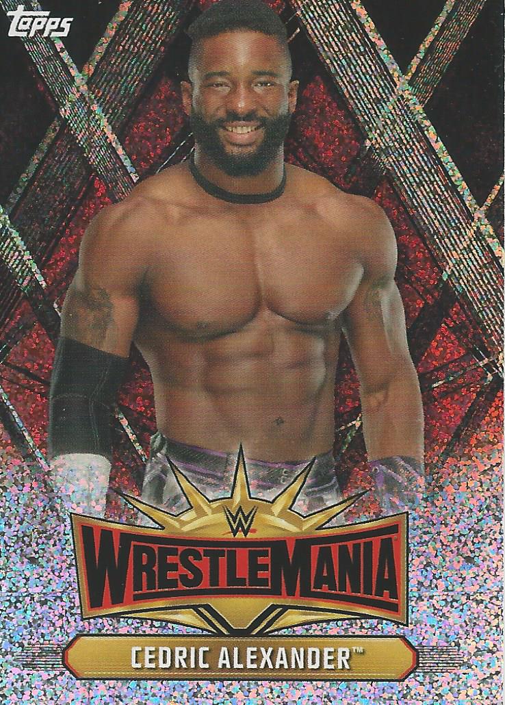 WWE Topps Champions 2019 Trading Cards Cedric Alexander WM-37