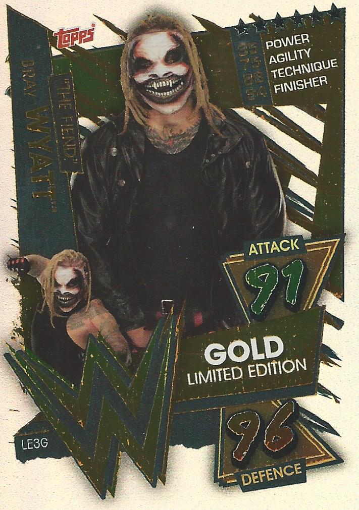 WWE Topps Slam Attax 2021 Trading Card Bray Wyatt LE3G