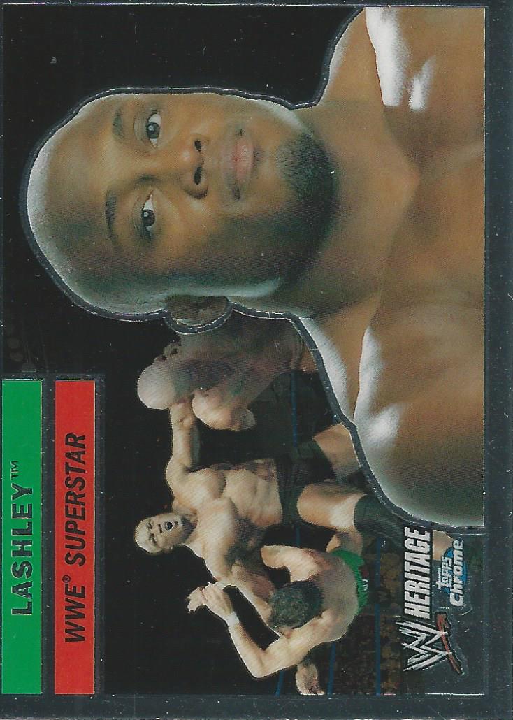 WWE Topps Chrome Heritage Trading Card 2006 Bobby Lashley No.37