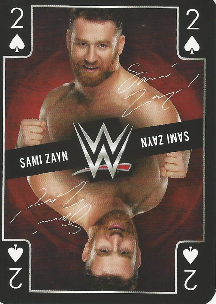 WWE 2019 Playing Cards Sami Zayn