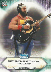 WWE Topps 2021 Trading Cards Elias No.37