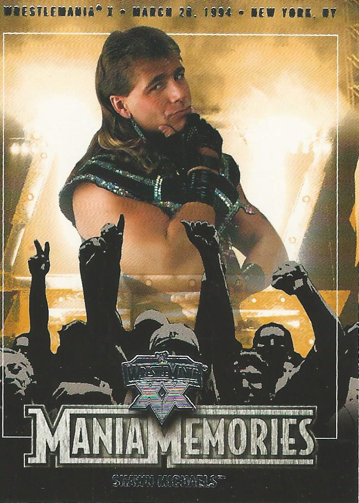 WWE Fleer Wrestlemania XX Trading Cards 2004 Shawn Michaels No.76