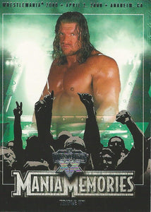 WWE Fleer Wrestlemania XX Trading Cards 2004 Triple H No.81