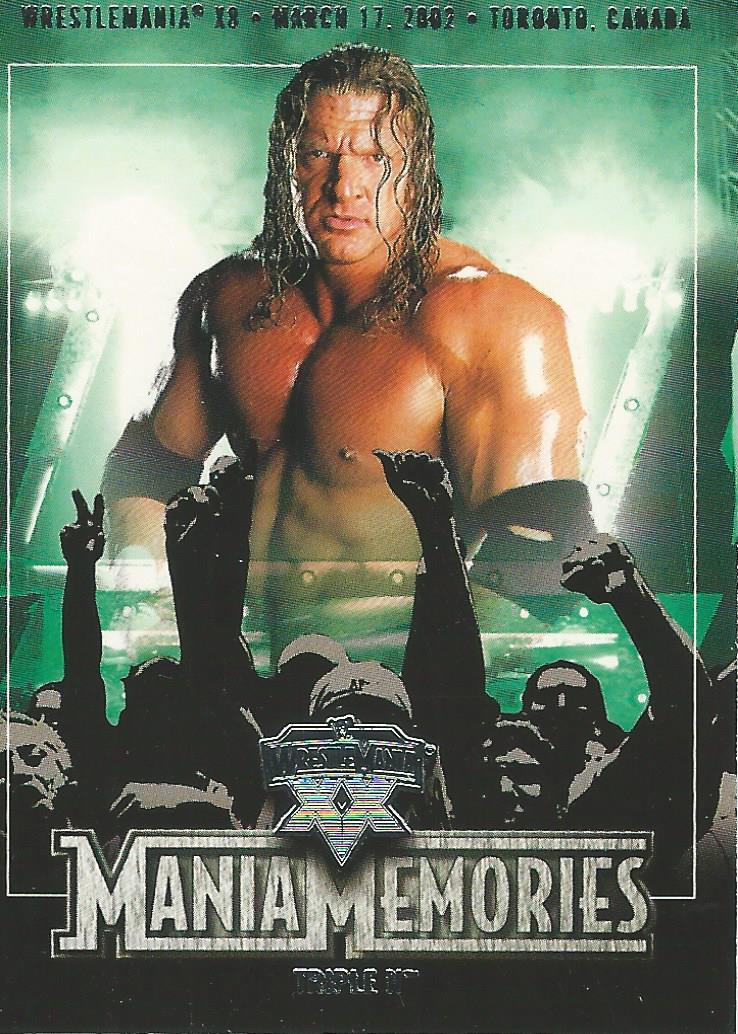 WWE Fleer Wrestlemania XX Trading Cards 2004 Triple H No.83