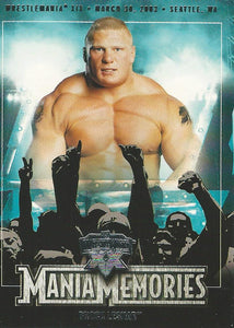 WWE Fleer Wrestlemania XX Trading Cards 2004 Brock Lesnar No.84