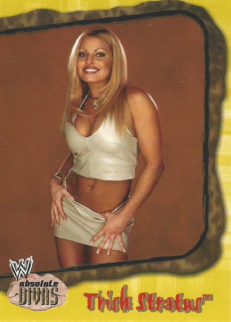 WWE Fleer Absolute Divas 2002 Trading Cards Trish Stratus Bronze No.1