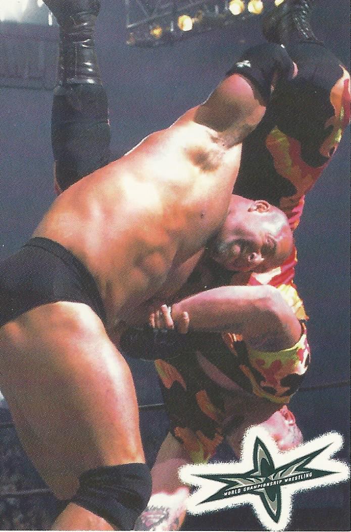 WCW Crazy Planet Stickers 1999 Goldberg
