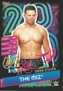 WWE Topps Slam Attax Reloaded 2020 Trading Card Miz T38