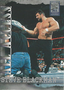 WWF Fleer All Access Trading Cards 2002 Steve Blackman No.38