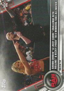 WWE Topps Women Division 2020 Trading Cards Lacey Evans No.38