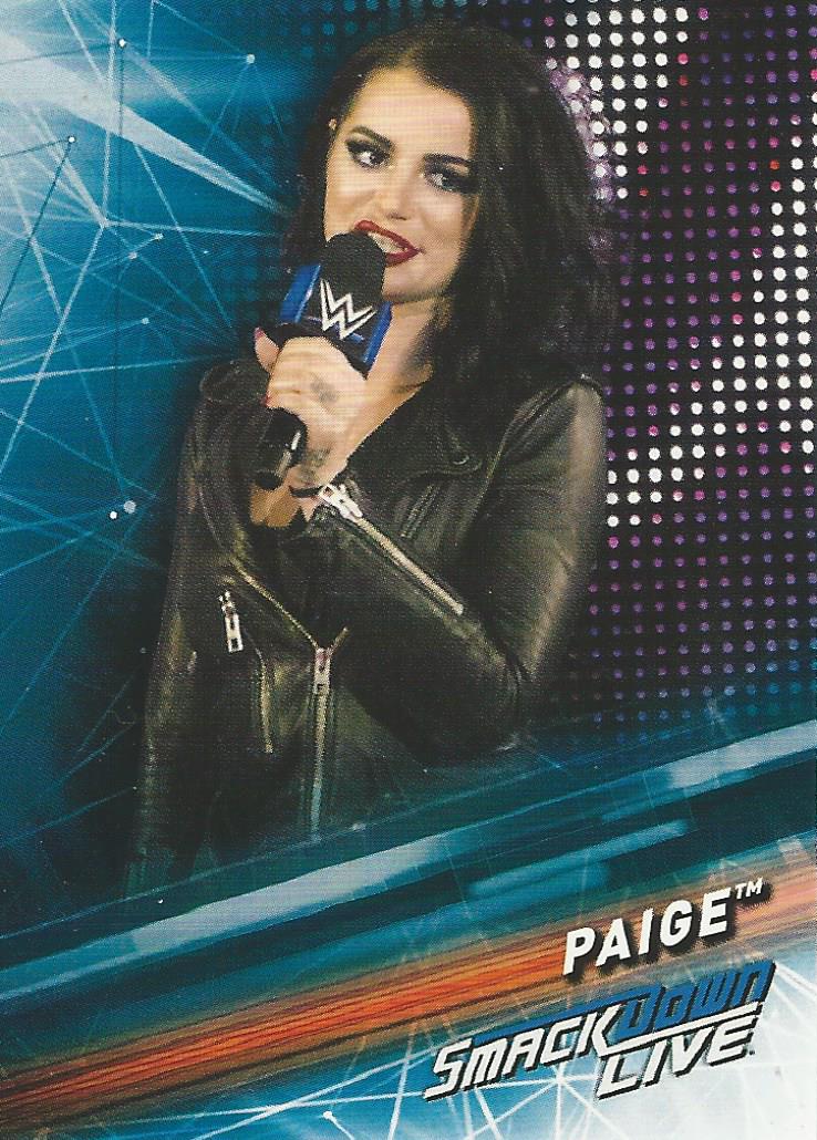 WWE Topps Smackdown 2019 Trading Cards Paige No.38