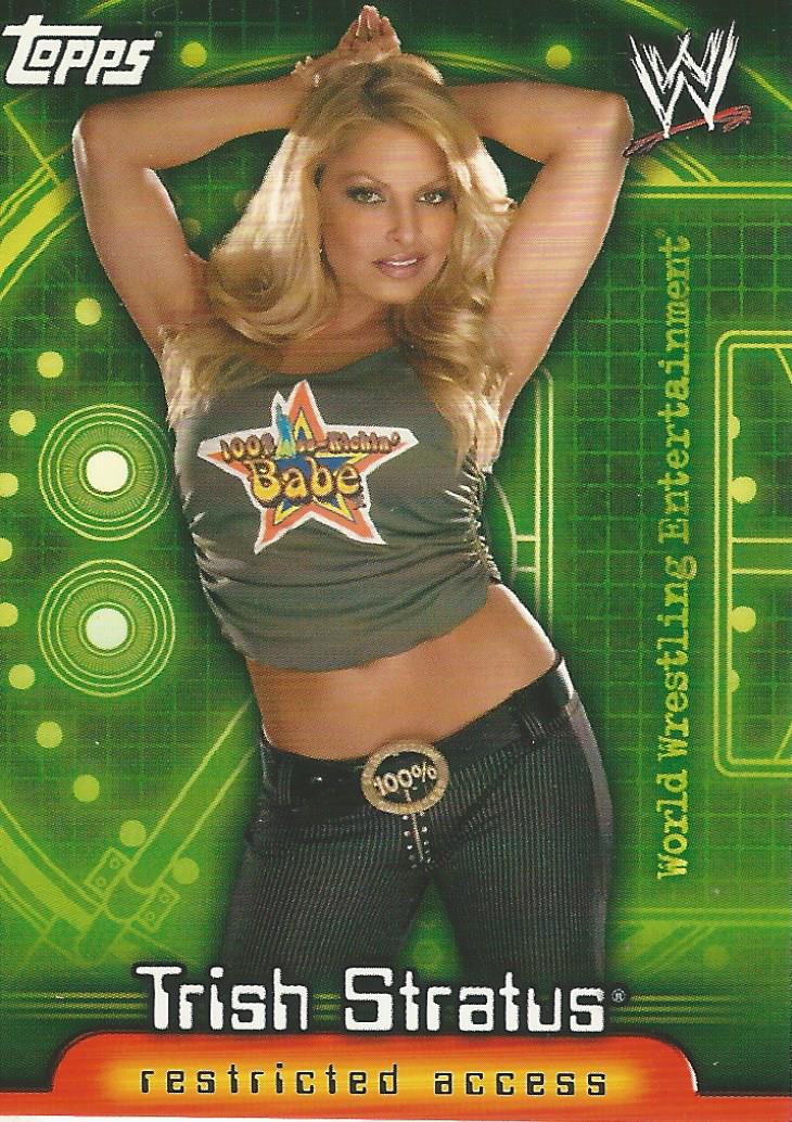 WWE Topps Insider 2006 Trading Card Trish Stratus No.38