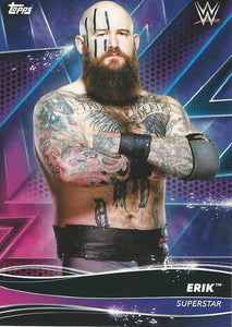 Topps WWE Superstars 2021 Trading Cards Erik No.38