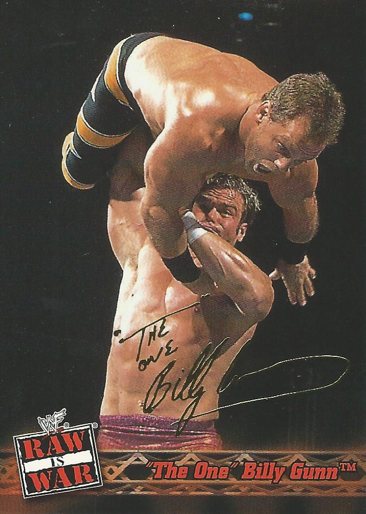 WWF Fleer Raw 2001 Trading Cards Billy Gunn No.38