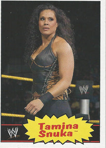 WWE Topps Heritage 2012 Trading Cards Tamina No.38