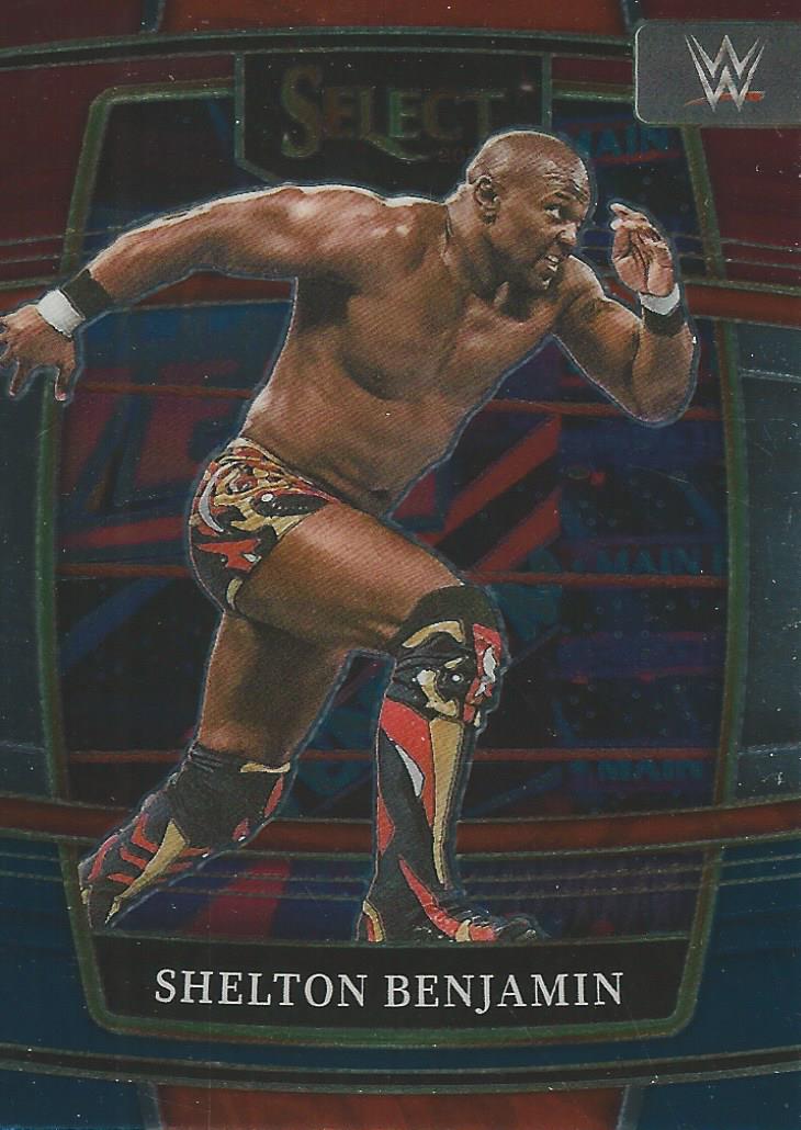 WWE Panini Select Trading Cards 2022 Red/Silver/Blue Shelton Benjamin No.38