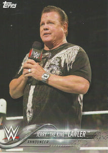 WWE Topps 2018 Trading Cards Jerry Lawler No.38