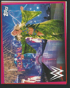 WWE Topps Road to Wrestlemania Stickers 2021 Charlotte Flair No.38