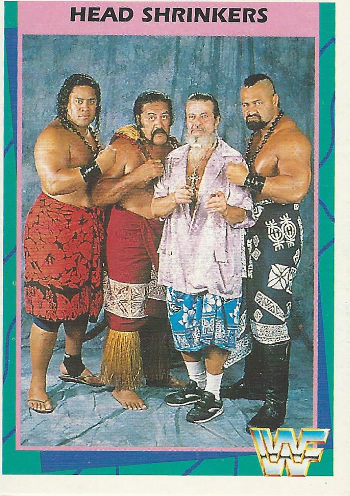 WWF Merlin Trading Card 1995 Headshrinkers No.38