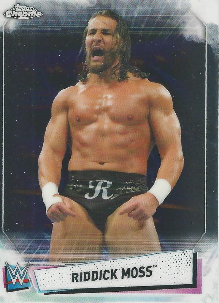 WWE Topps Chrome 2021 Trading Cards Riddick Moss No.38