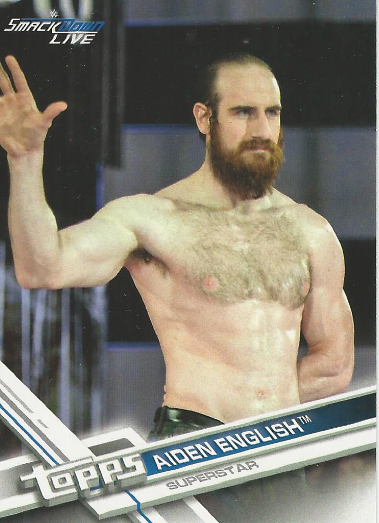 WWE Topps Then Now Forever 2017 Trading Card Aiden English No.138