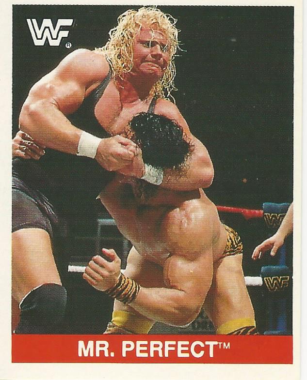 WWF Merlin Sticker Collection 1990 Mr Perfect No.38