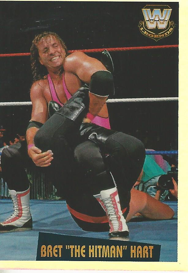 WWE Panini 2022 Sticker Collection Bret Hart Foil No.397