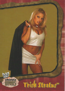 WWE Fleer Absolute Divas 2002 Trading Cards Trish Stratus Bronze No.16